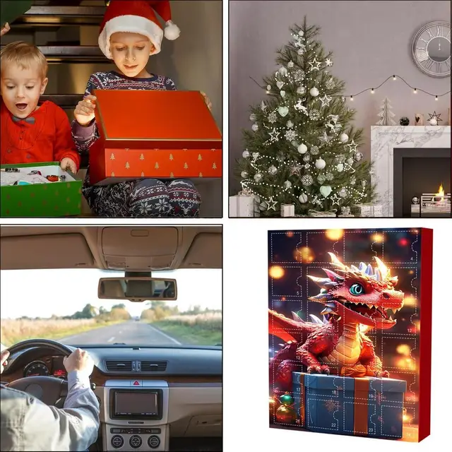 Advent Calendar 2025 Christmas,24-Day Countdown Calendar