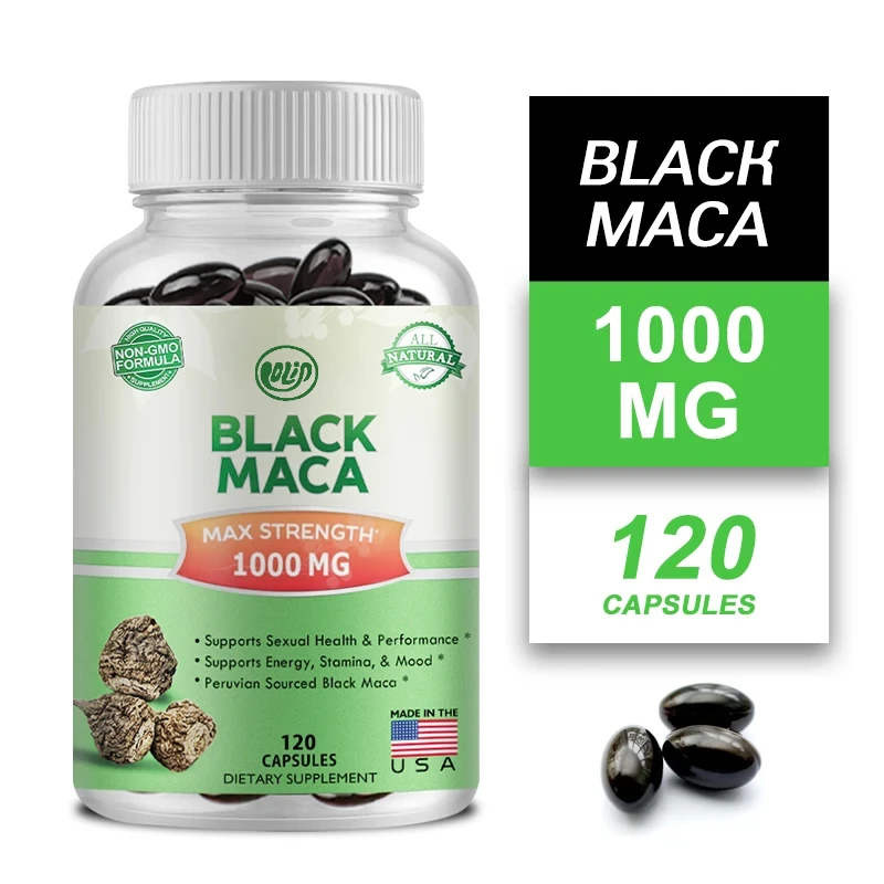 Black Maca Root-Enhances Male Energy, Vitality and Stamina, Balances Hormones, Improves Memory & Mental Clarity