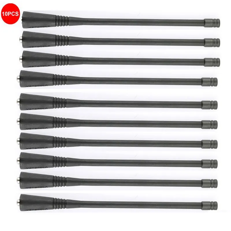 Walkie talkie PMAE4016 403-512Mhz 10Pc Lange Zweep Uhf Antenne Voor Radio PR400 PRO3150 GP340 CP200 GP680 HT750 HT1250 Draagbare
