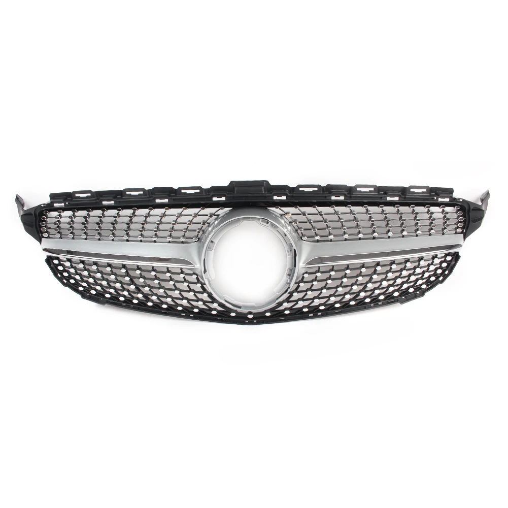 

W205 C Class Front Grille Diamond DNN Style Grill For Mercedes Benz C-Class W205 C200 C250 C300 C350 2019 ABS Car Parts