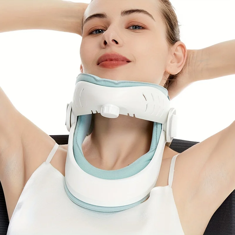 Cervical Neck Traction Device With Ergonomic Airbag Support_voghion.com