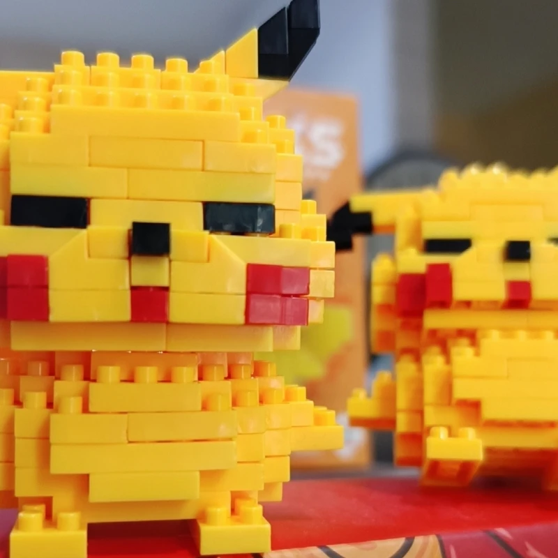 Pokemon Piccola Costruzione Pokemon Nanoblock Cartoon Pikachu Modello Animale Gioco Educativo Grafica Pokemon Giocattoli Per Bambini Compleanno