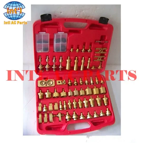 

Auto Air Conditioning Leak Detection Tools Leak check / plugging / testing Connector Repair Kit for European American Car