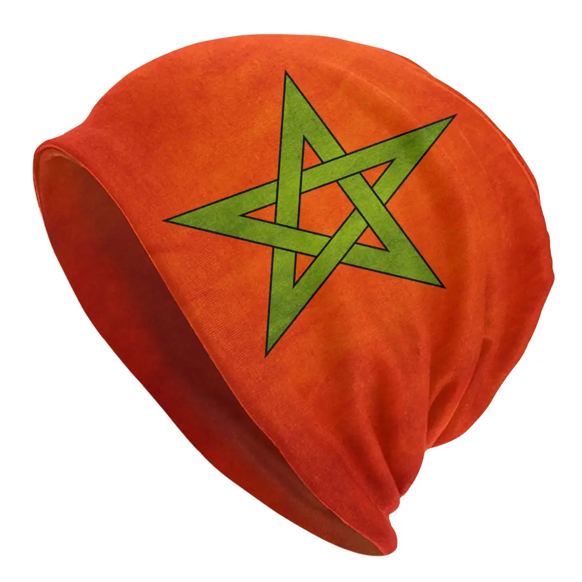 

Morocco Flag Bonnet Homme Outdoor Thin Skullies Beanies Caps For Men Women Creative Hats