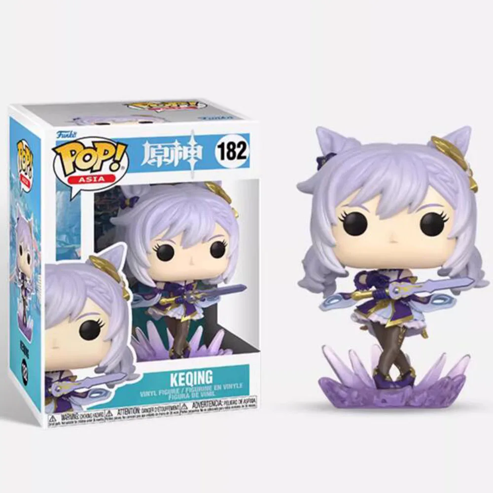 thumbnail image 1 of Funko Pop Genshin Impacts Aether #160 Lumine #161 Paimon #162 Keqing #182 Figuras de acción de vinilo Muñecas Juguetes Regalo para niños, 1 of 5