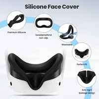 Silicone Facial Cover for Quest 3S VR Glasses Replacement Accessories Host Shell Anti-Scratch Protective Cover for Meta Quest 3S - Image 4