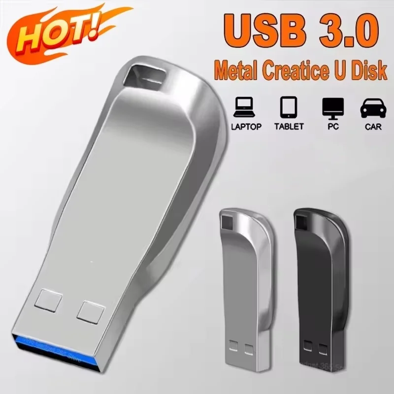 Clé USB 3.0 Mini Haute Vitesse en Métal, Clé USB Portable Étanche, Stockage de Mémoire 8 Go, Disque U, Clé Mémoire
