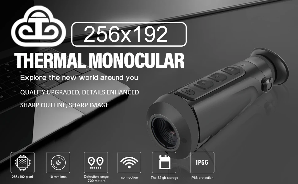 Thermal Monocular Hunting 256x192 50Hz Infrared Thermal Imaging Night Monocular