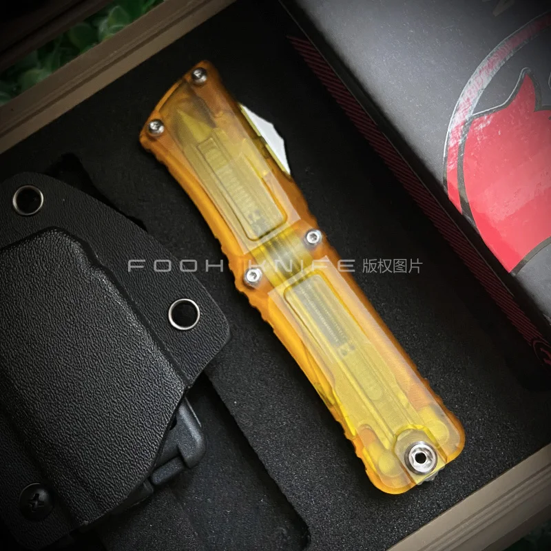 FOOHKNIFE VERSION GEN III COMBAT TROODON 3 MICRO Tactical TECH Gear D2 Steel CNC 6061 Aluminum Handle EDC Tools Comb 4