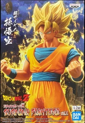 thumbnail image 1 of Figura de acción original de Bandai Dragon Ball Anime Son Goku Vegeta IV BURNING FIGHTERS VOL.2, juguetes para niños, modelo de regalo, 1 of 5