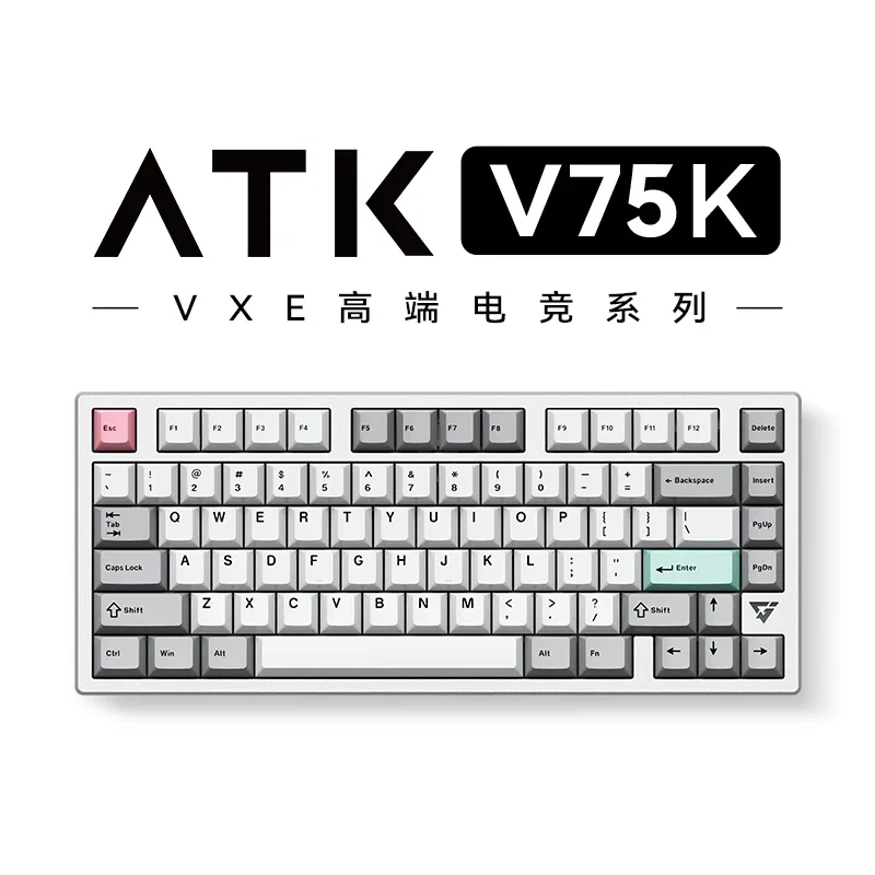 ATK VXE V75X Mechanical keyboard CNC Aluminum alloy 75% Layout Tri