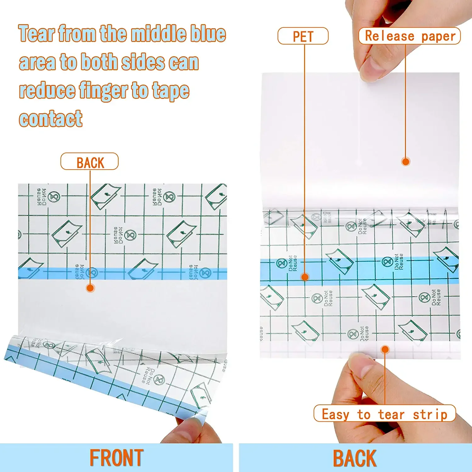 5cm*5m Waterproof Transparent Stretch Adhesive Bandage Fixed Tape for Tattoo Anti-allergic Wound Dressing Fixer Plaster