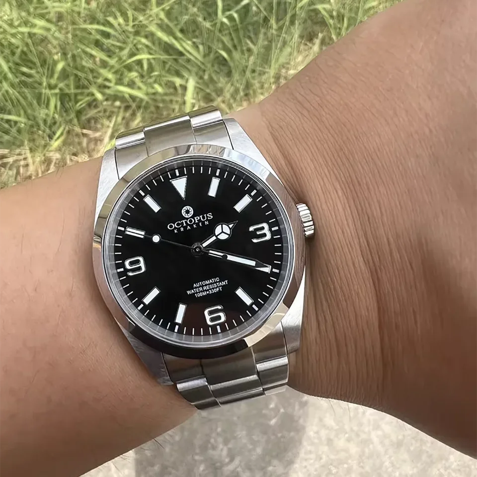 OCTOPUS 自動巻き 腕時計 ブラック S8b460d7e3ebe4747aa5dd3dbfa2c5