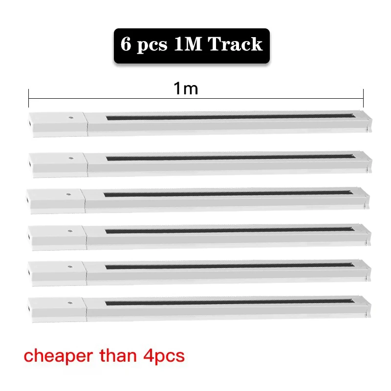 6pcs 1M White