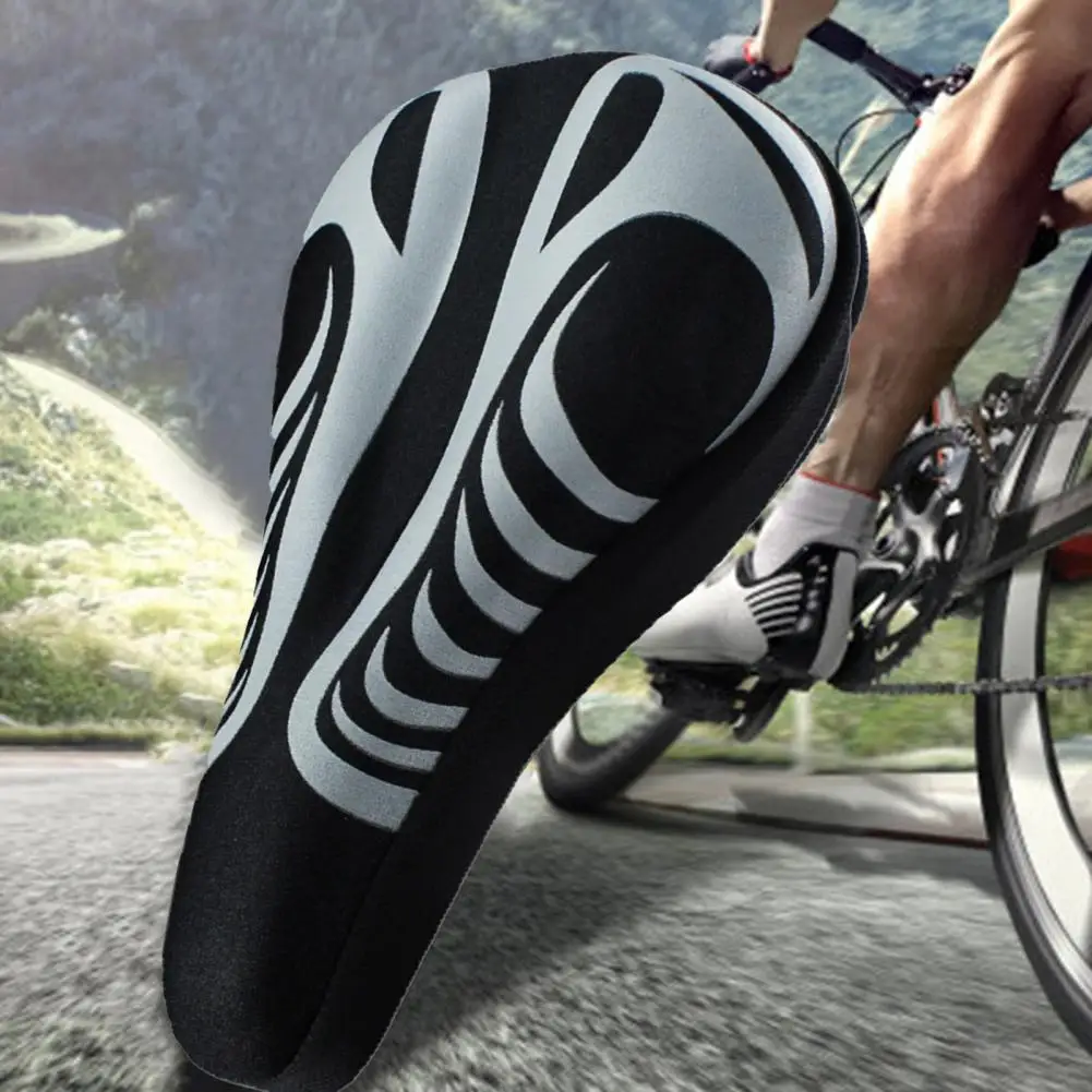Bike Seat Cushion Elastic Shock Absorption Design Universal Thicken