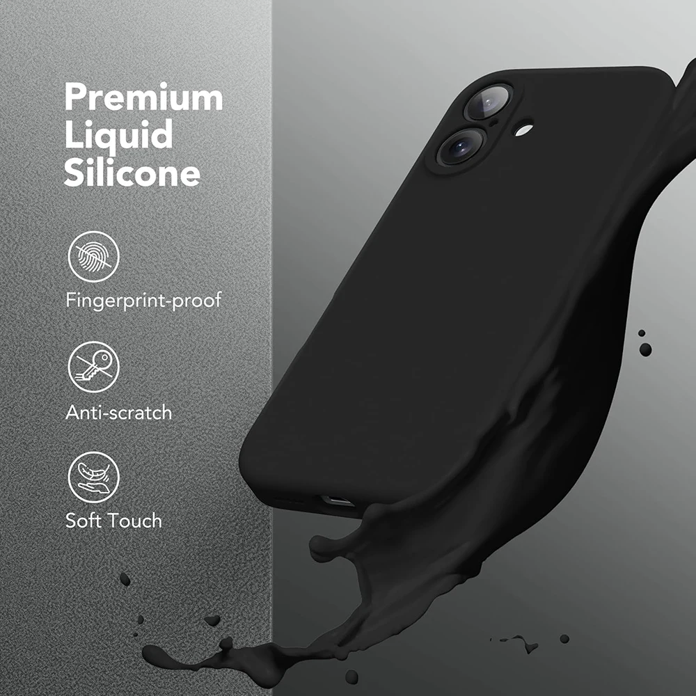 Enhanced Shockproof Silicone Black TPU Phone Case