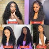 13x6 Human Hair Wig HD Lace Frontal Human Hair Wigs For Women Cheap 30 40 Inch Loose Deep Wave Curly Brazilian Choice Black 5