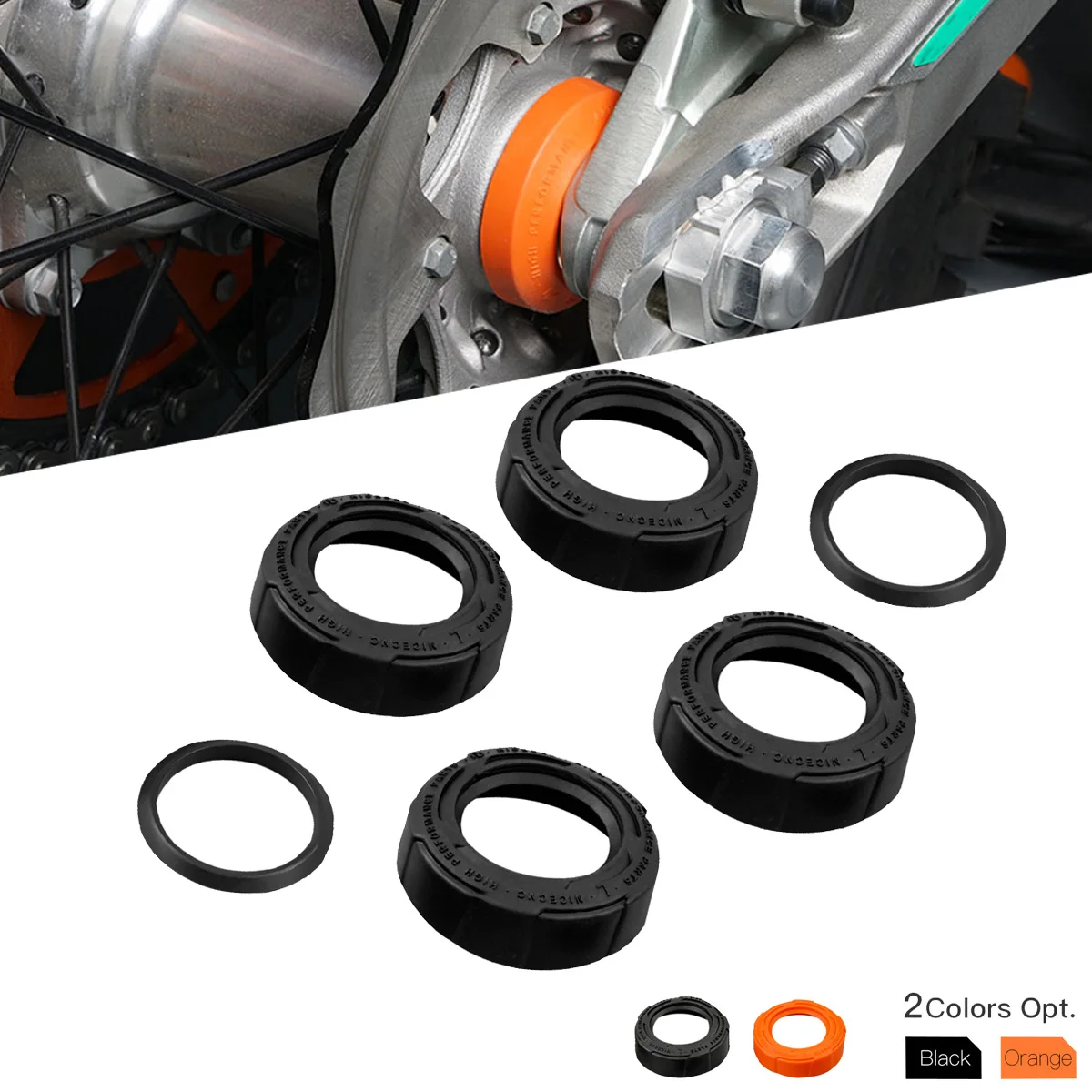 

ЧПУ для KTM EXC EXCF XC XCF SX SXF XCW EXCW TPI 6D 125 250 300 350 450 500 2016-2023 2022 защита подшипника переднего и заднего колеса