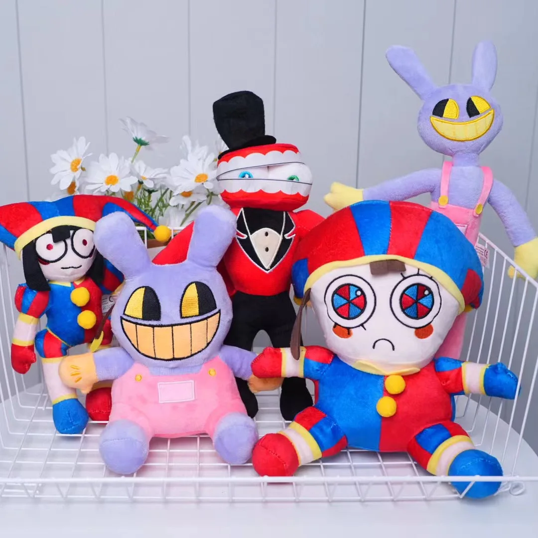 New Pomni Jax Plush The Amazing Digital Circus Peluche Doll Anime Clown  Plushie Kawaii Cartoon Stuffed Pillow Toy For Kids Gift - AliExpress
