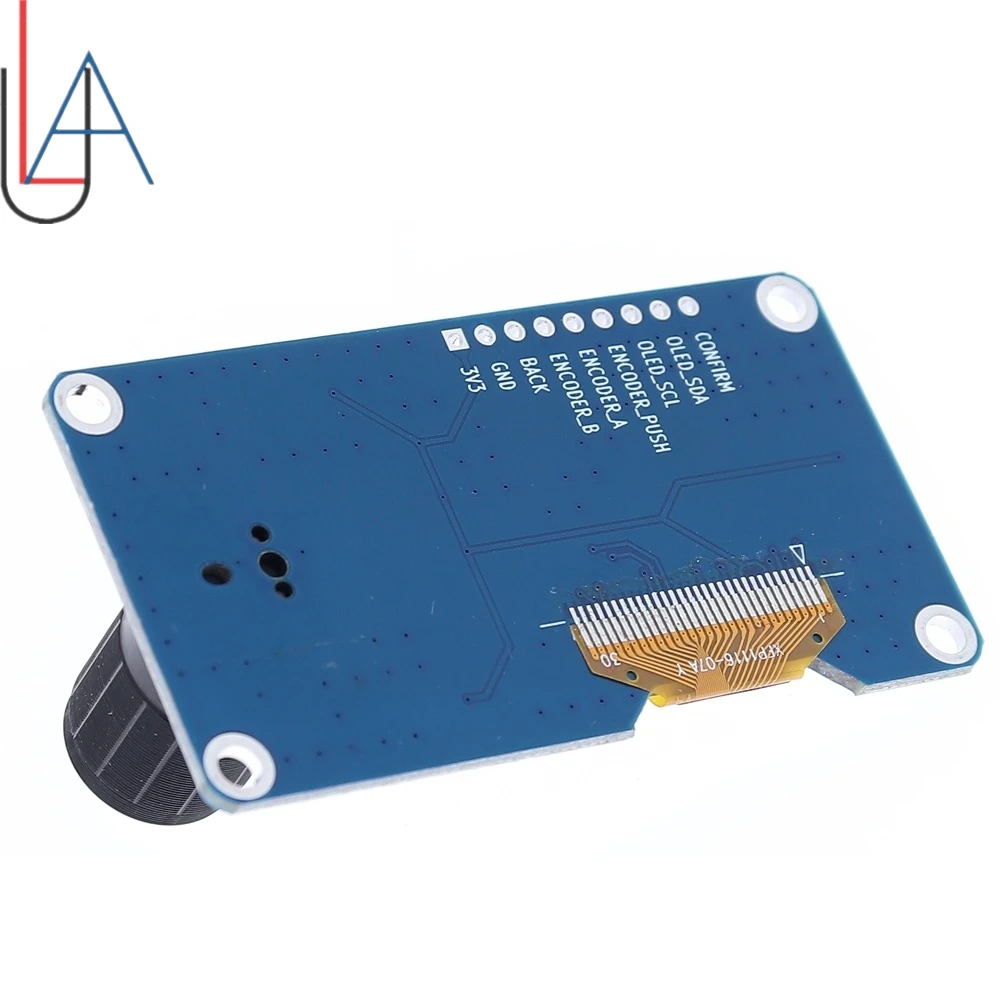 Schermo display oled LCD bianco LAUBEI da 0,96/1,3 pollici combinato con modulo encoder rotativo EC11 interfaccia IIC per arduino - Image 6
