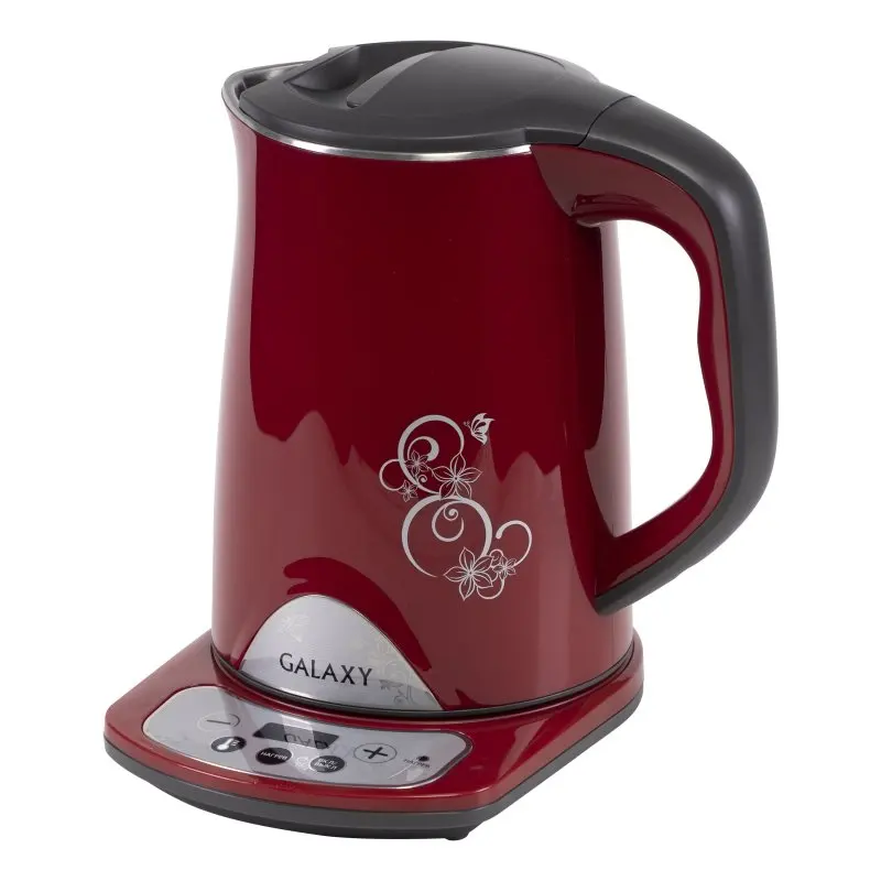 Electric kettle Galaxy GL 0340 red (power 1800 W volume 1 5 L double wall stainless steel 18/10 and | Бытовая техника
