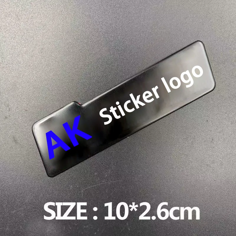 Motorcycle accessories Motorcycle Stickers For Ak Exhaust Pipe Decals High Temperature Resistant Metal Aluminum Waterproof Motorcycle Accessories yamaha Sticker