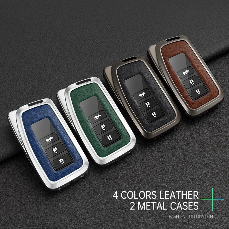 Premium Car Key Cover Case with Keychain and Keyring Accessories