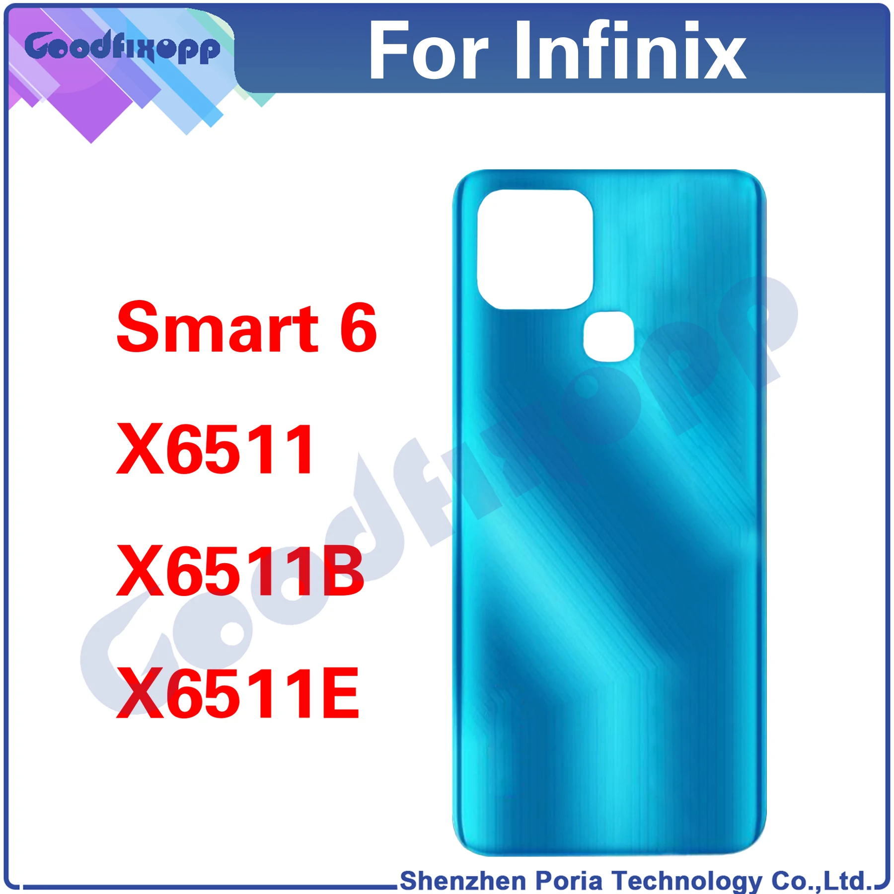 

10 шт. для Infinix Smart 6 X6511 X6511B X6511E Smart6 задняя зеркальная задняя крышка аккумулятора задняя крышка