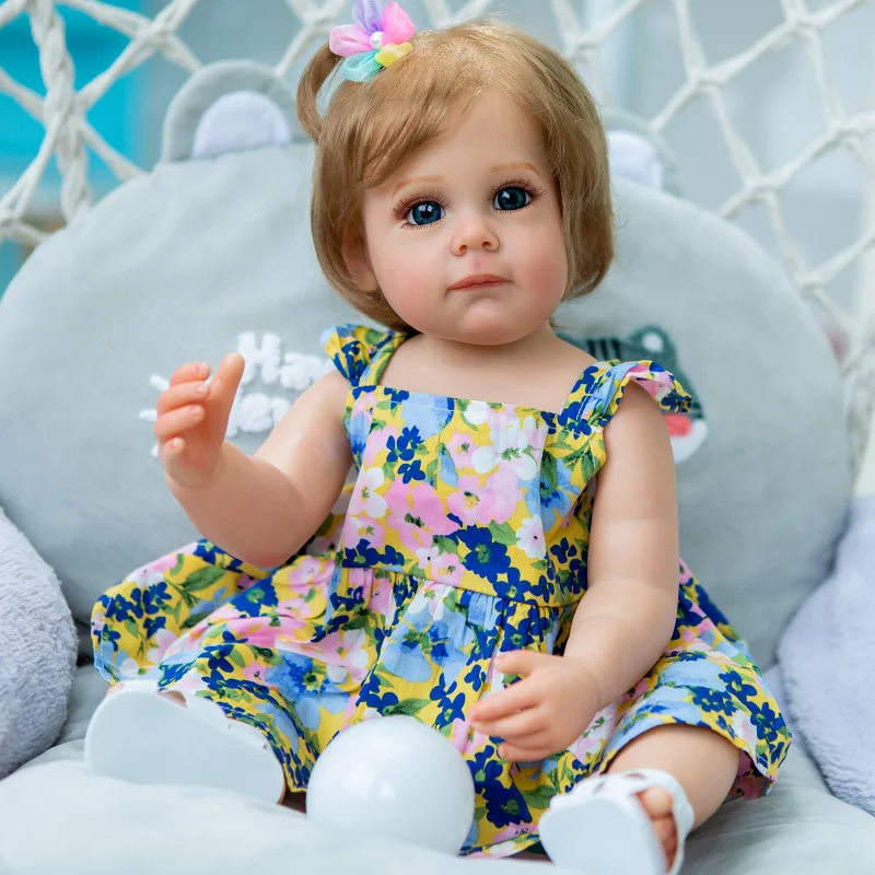 

55cm Full Rubber Simulation Doll Can Enter The Water. Toy Doll Accessories Are Birthday Gifts for Boys and Girls