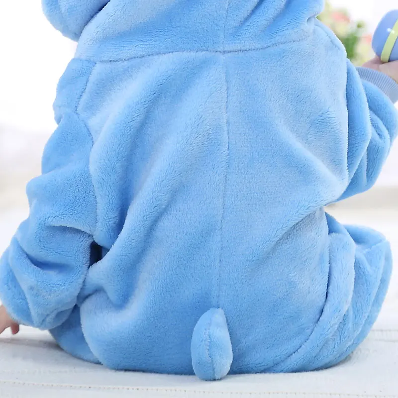 Baby Kigurumi Dinosaur Unicorn Animal Cosplay Costume Winter Warm Jumpsuit for Toddler Boys 1 to 2 3 4 Years Baby Girl Outfits