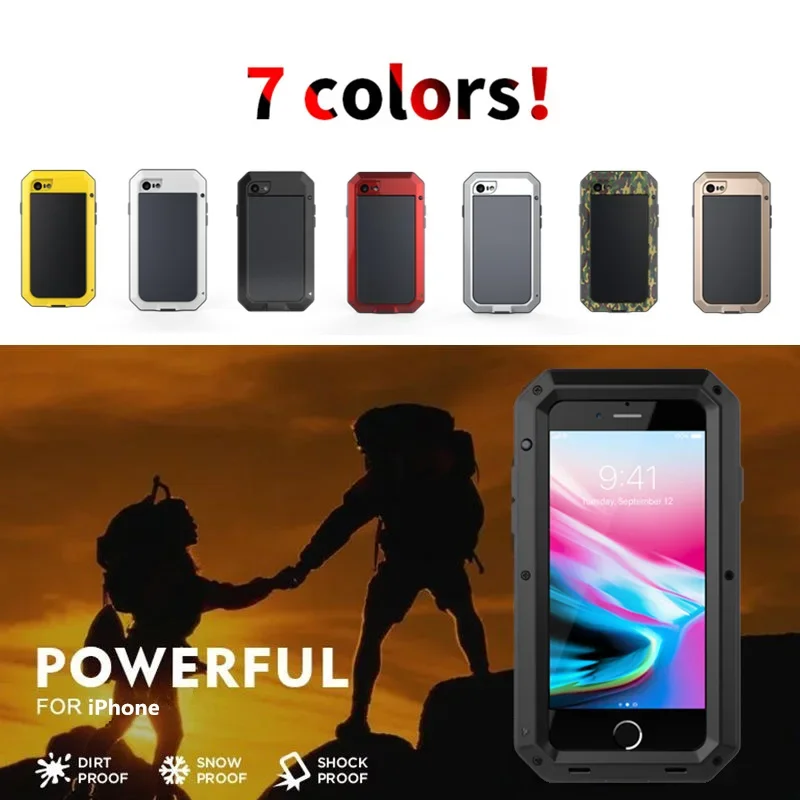 Heavy Duty Doom Armor Metal Aluminum Shockproof Case