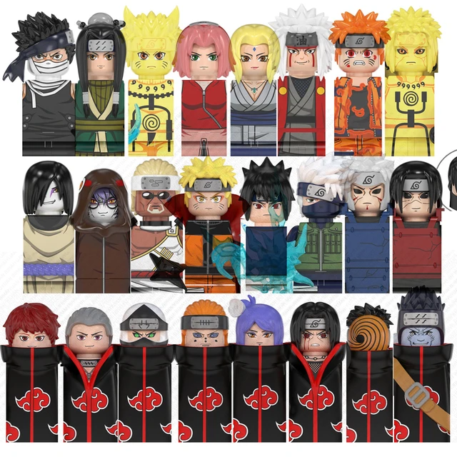 Mini Action Toy Figures para crianças, bonecas de anime, desenhos animados,  Naruto, Sasuke, Sakura, Kakashi, Jiraiya, Tsunade, presente de aniversário,  WM6105 - AliExpress