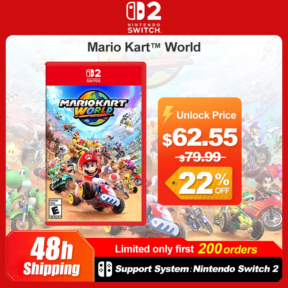 Nintendo Switch 2 + Mario Kart World 多言語 Switch 2 Mario Kart World [Japan Version] English + Multi Language