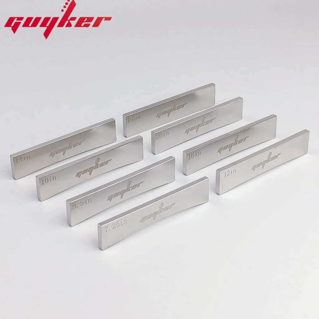 Guitar Radius Metal 304 stainless steel Machine pressure Fingerboard Fret Press Insert Guitar DIY Tools Accessorie 8 Size