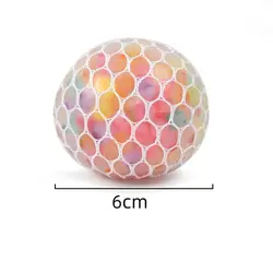 Rainbow Stress Relief 3D Squishy Ball - Silent, Non - Toxic Fidget Toy (1pcs color random)