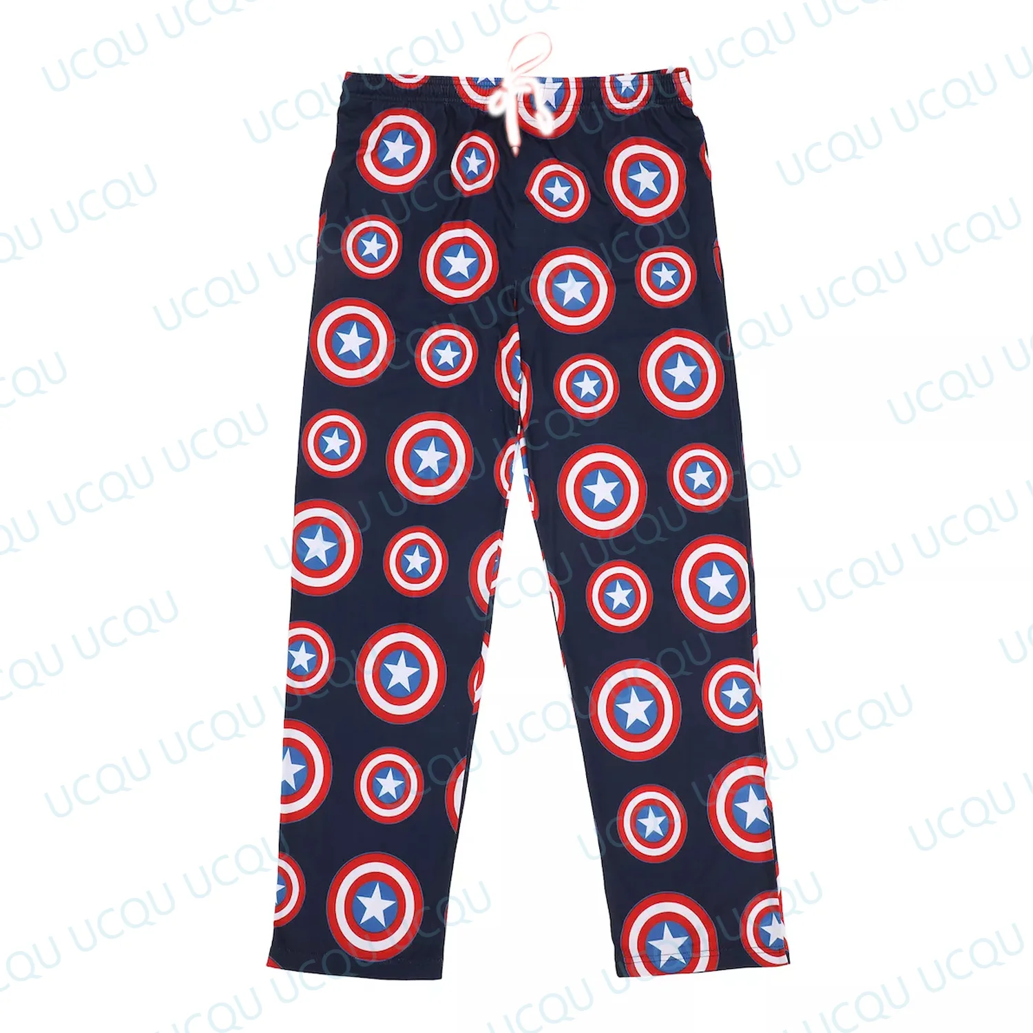 Kids Pants Men Sleep Pants Marvel Captain America Shield 3D Printed