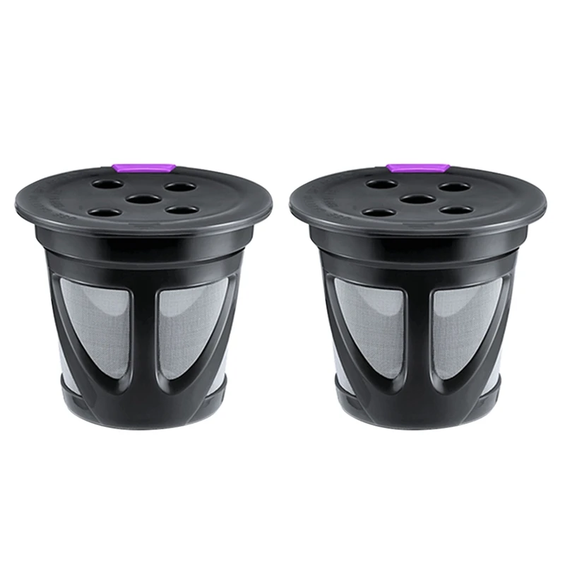 

Quality 2PCS Reusable K Cup Compatible With For Single Serve Coffee Maker Refillable K Cups Coffee Filters