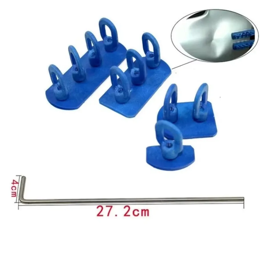 Universal Car Body Sheet Metal Dent Repair Kits Parts Push Hail Puller Tool Trim 1set