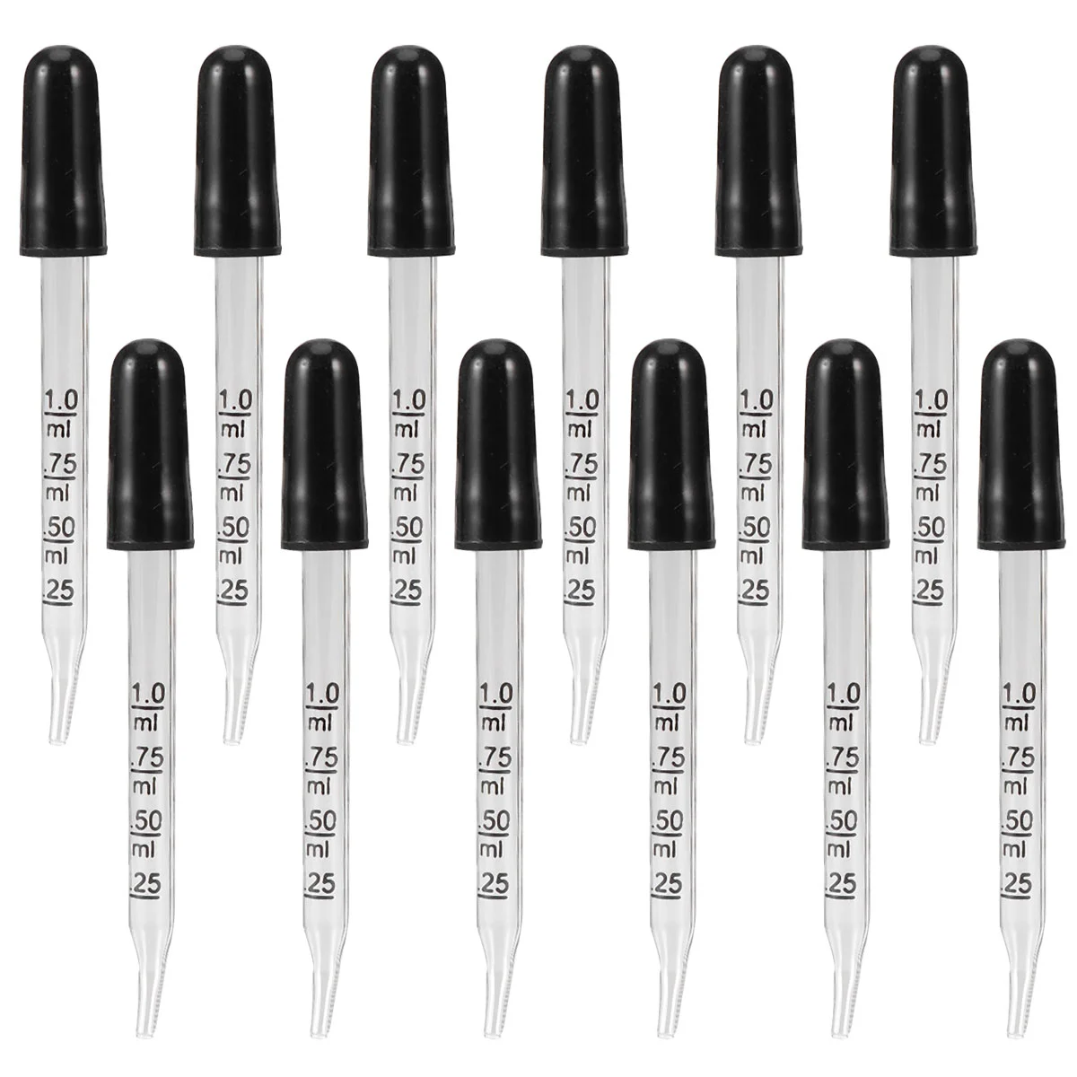 

Curved Head Glass Dropper Glass Pipette Dropper Pipet with Scale Line Accessories School Supplies for School