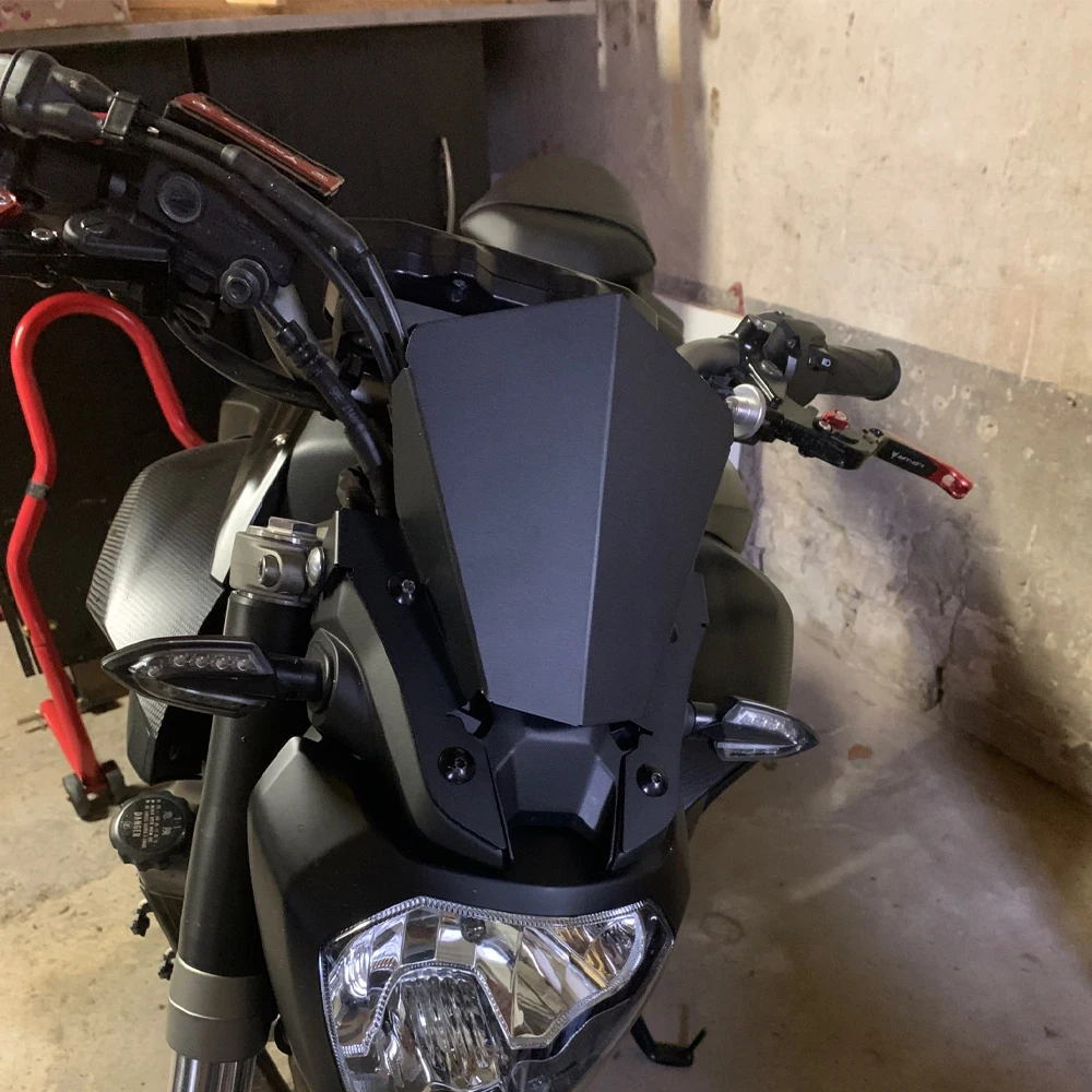 Přední windshield příslušenství pro YAMAHA MT 07 MT07 MT-07 FZ-07 2013 2014 2015 2016 2017 motorka vítr deflektor čelního