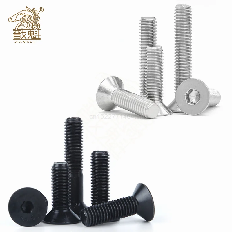 Viti A Testa Piatta M5x5mm In Acciaio Inox - Set Da 20 Con Chiave A Brugola 2.5mm, ISO 4026 - Foto 5