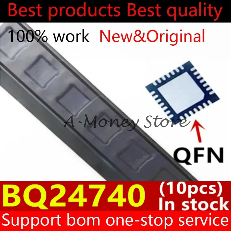 

(10pcs)BQ24740 BQ24740RHDR QFN-28