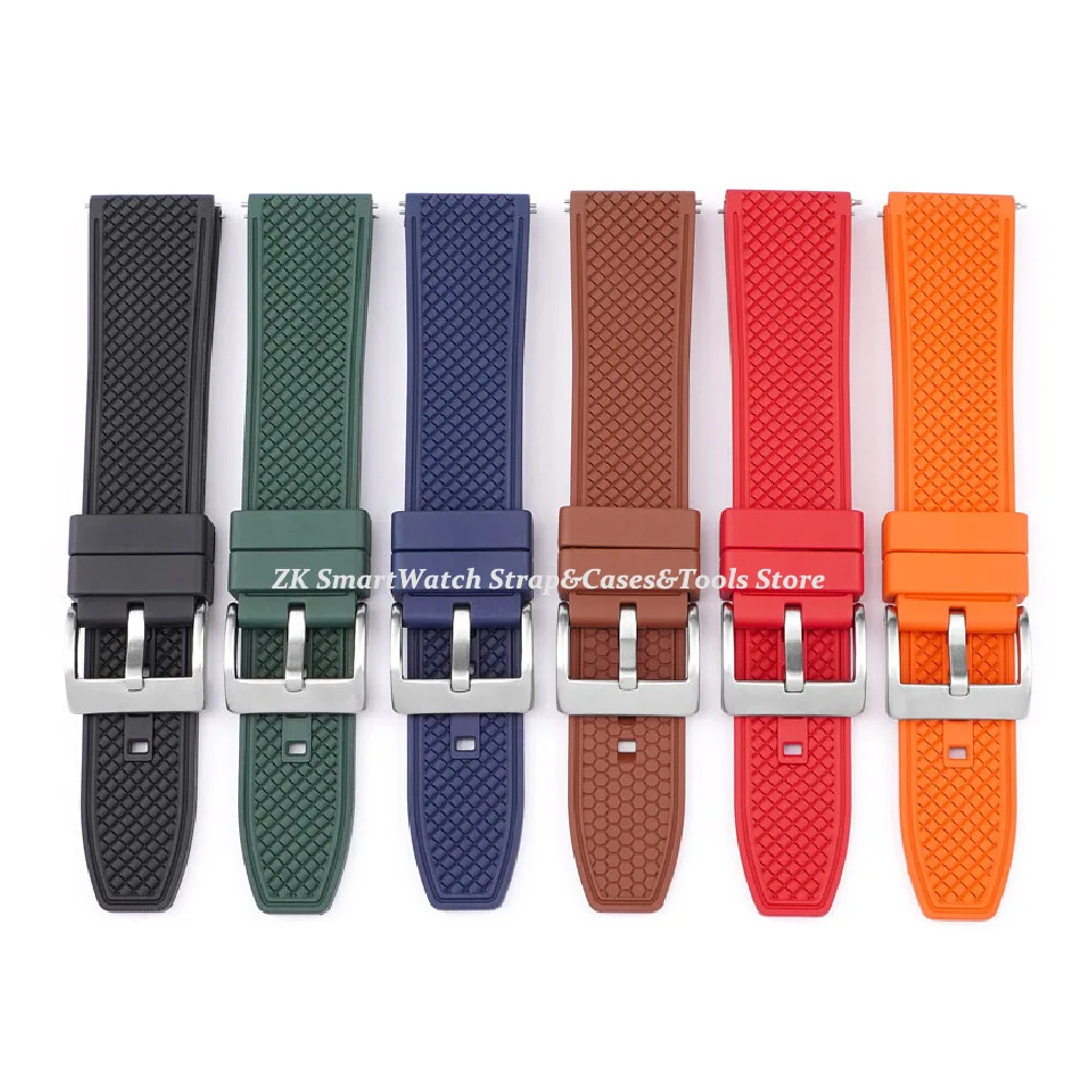 Selling Wholesale Rubber 20 mm Watches Band 1D371DNN_K0025017 main image 0