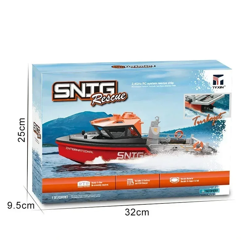 Domiuie Turbojet RC Speedboat 8KM/H High-Speed Remote