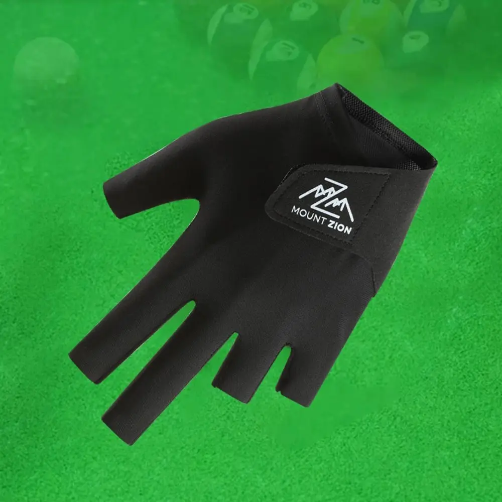 Description Picture 5 of item1Pcs Left Hand Billiards Glove Non Slip Elastic Billiard Training Gloves Breathable Snooker Billiard Glove Billiard Accessories