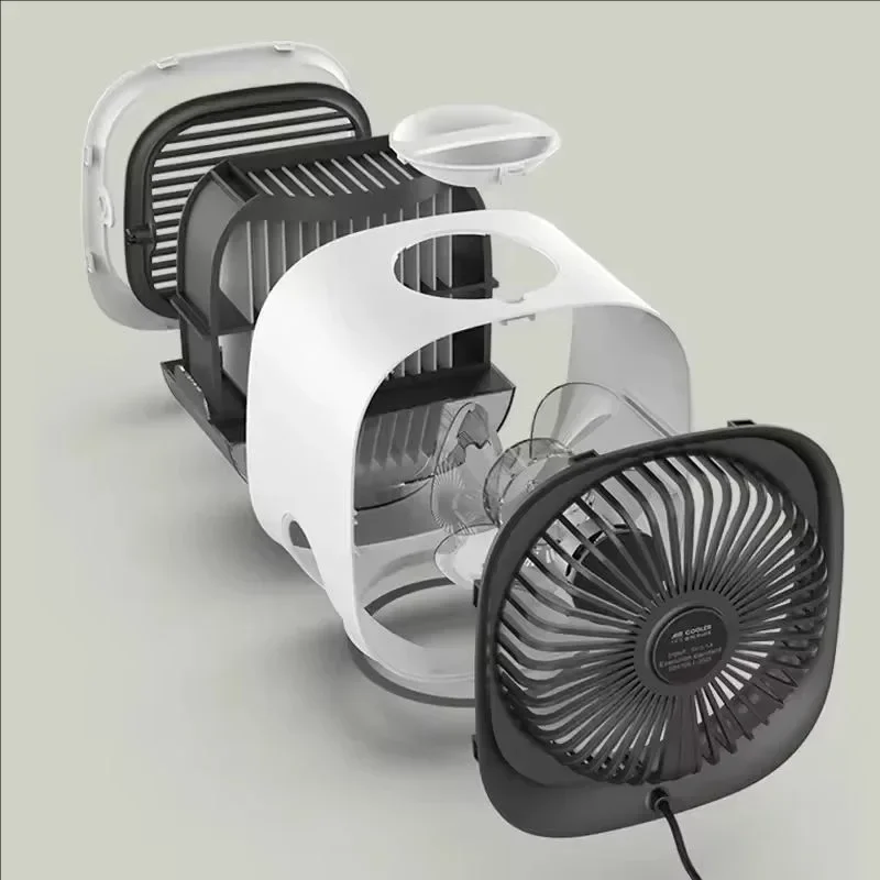 Portable Mini Indoor Air Cooling USB Fan with Spray