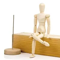 Polished Male Ornaments Sketch Draw Movable Limbs Art Models Artist Action Toy Figures Figure Model Wooden Toy Mannequin 4