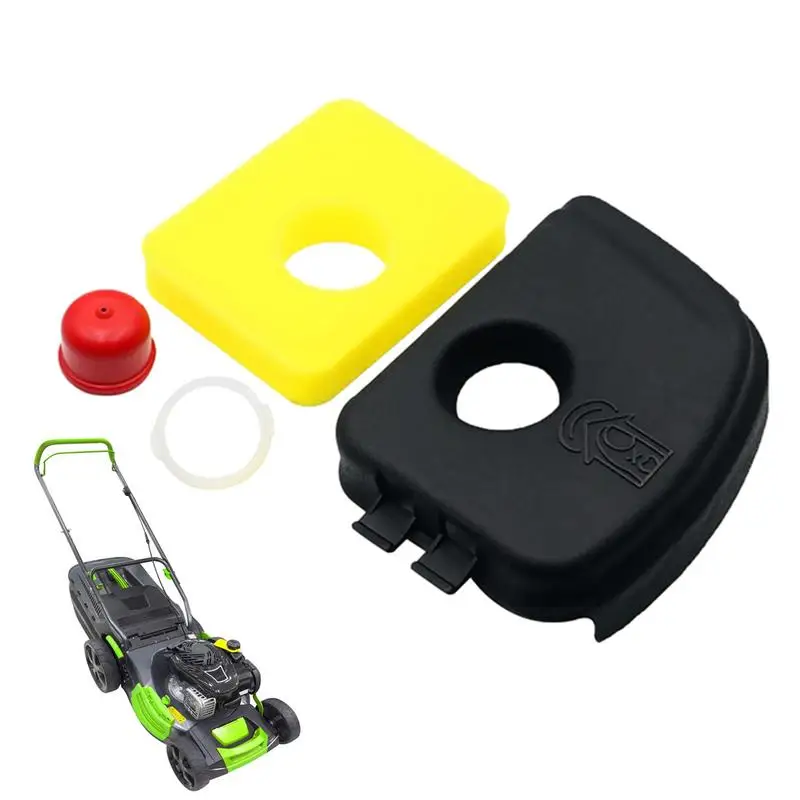 

Комплект воздушных фильтров, резиновая крышка для очистителя воздуха, для двигателей газонокосилки, с пружиной, прочный сменный воздушный фильтр, подходит для большинства марок