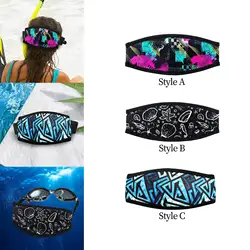 Diving Mask Slap Straps Cover Decorative Printing Diving Glasses Strap Cover Mask Slap Straps Protect Long Hair Band equipment