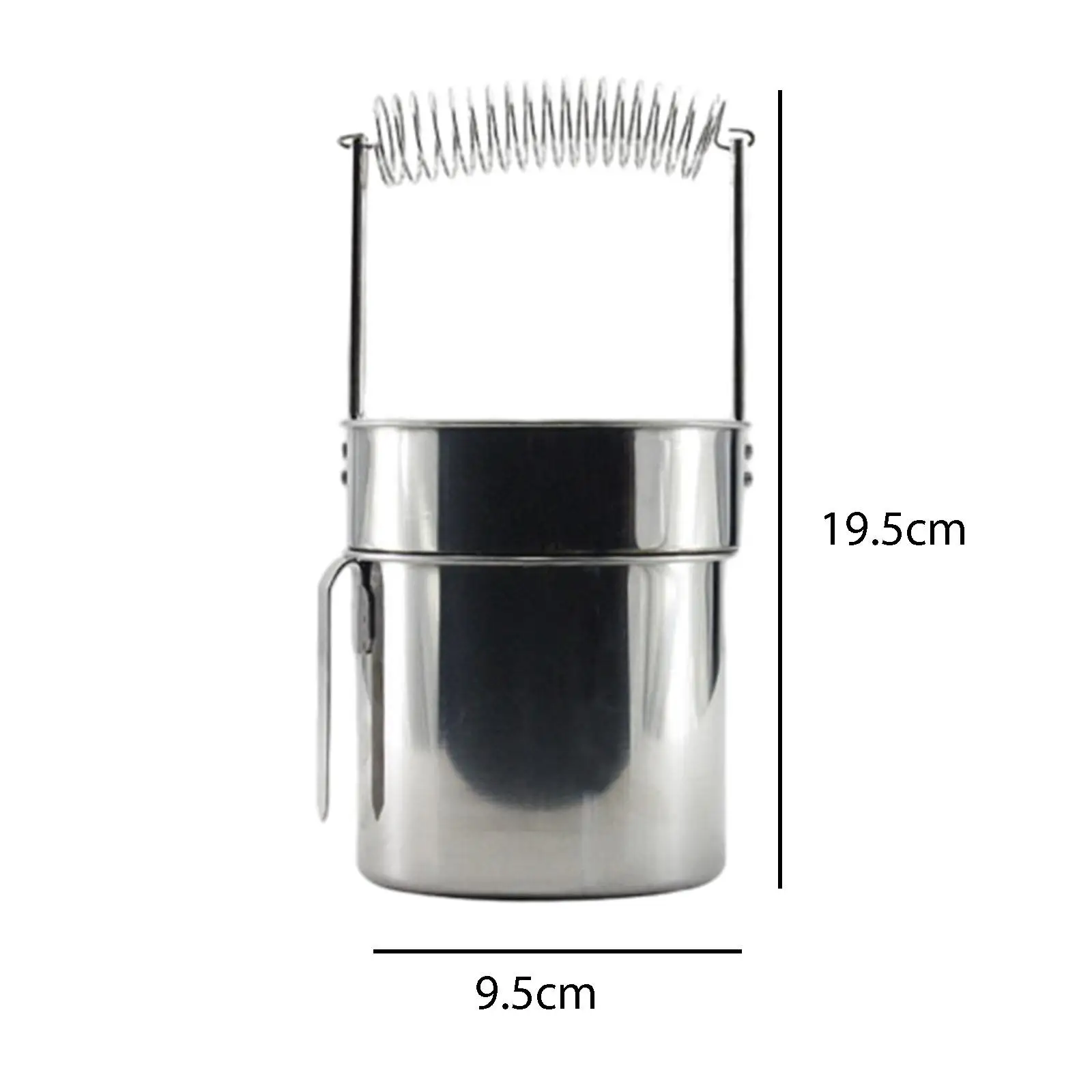 Stainless Steel Brush Washer Paint Brush Washing Bucket Pot Double Layer Paint Brush Cleaner Paintbrush Washer for Gouache